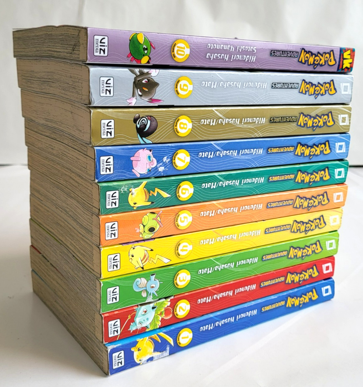 Pokémon Adventures Vol 1–10 Complete Manga Set ALL FIRST PRINTING VizKids