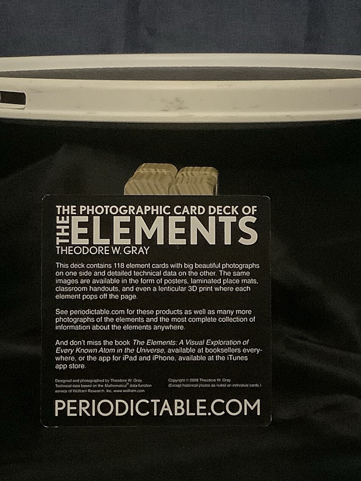 Photographic Card Deck of The Elements: With Big Beautiful Photograp -New Opened