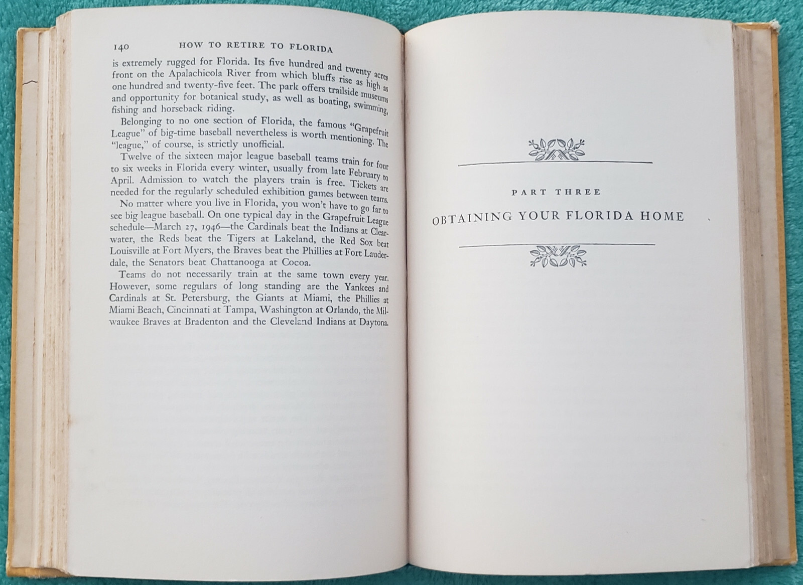 How To Retire To Florida By George & Jane Dusenbury – 1954 Hardcover 252 Pages