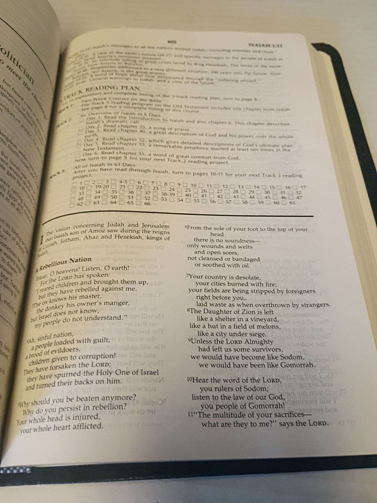 Student Bible NIV Bonded Leather Blue 1988