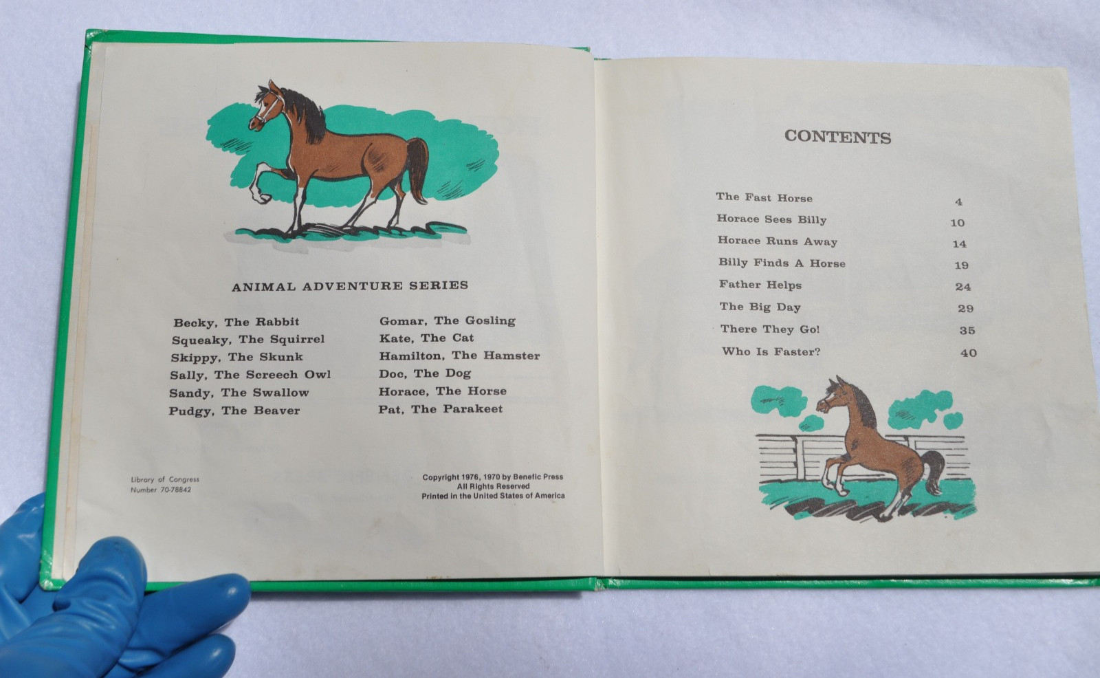 Horse Books For Kids: Horace, The Horse; Thunderhoof +vinyl record; Baby Horses