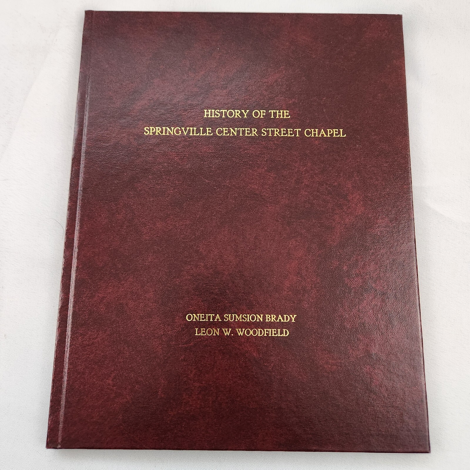 History of the Springville Center Street Chapel Utah Mormon LDS Oneita Sumsion