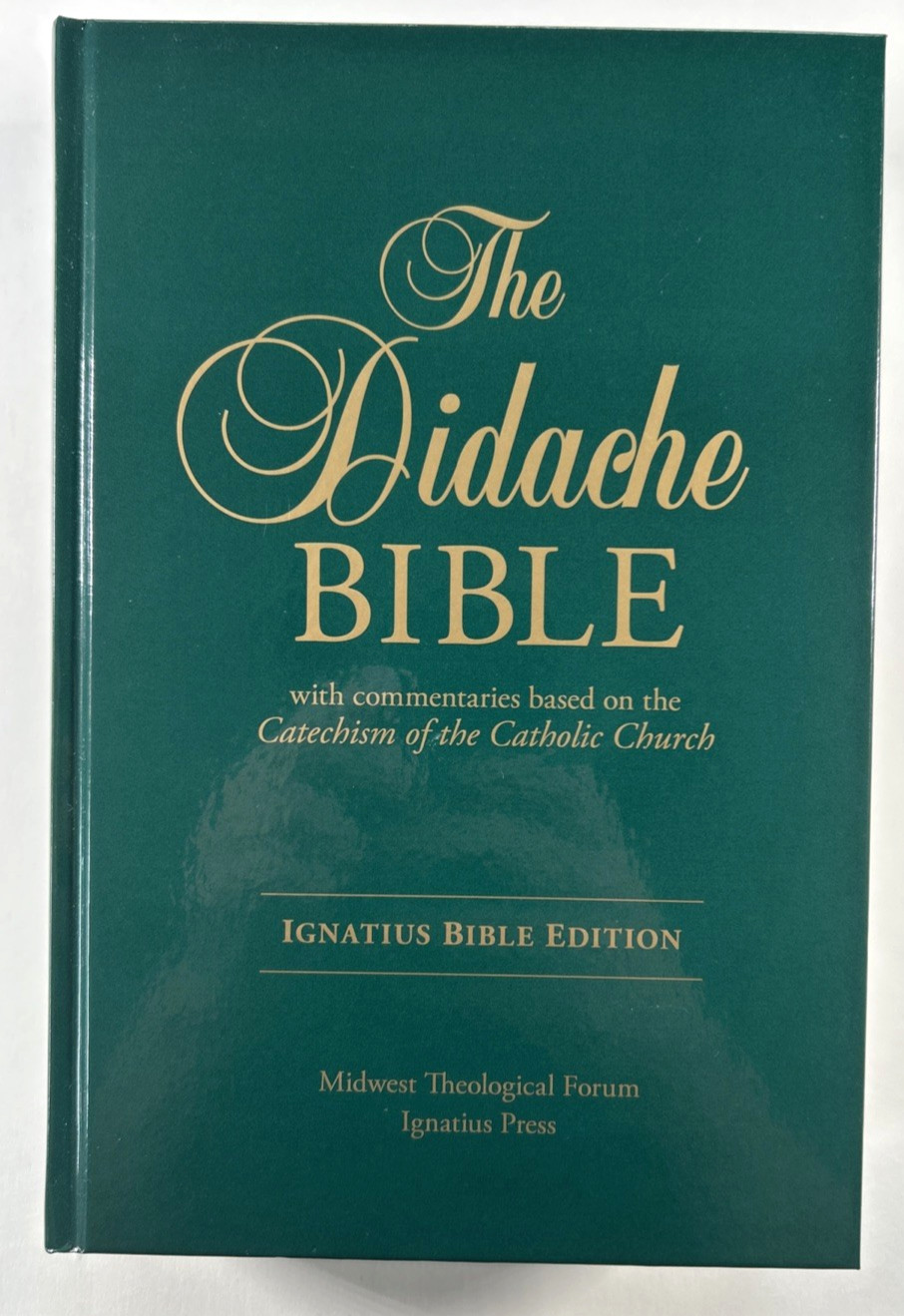 Didache Bible Green HC Ignatius Bible Edition Catechism Catholic Church Like New