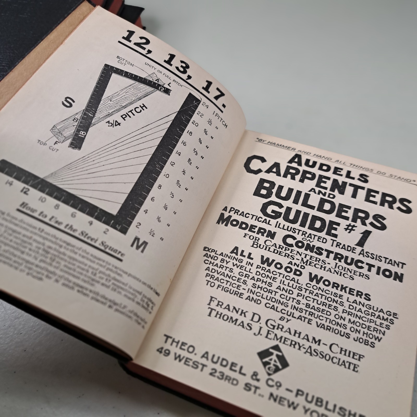 Audels Carpenters And Builders Guide Vol 1 – 4 Complete Set 1948 1949 Printing