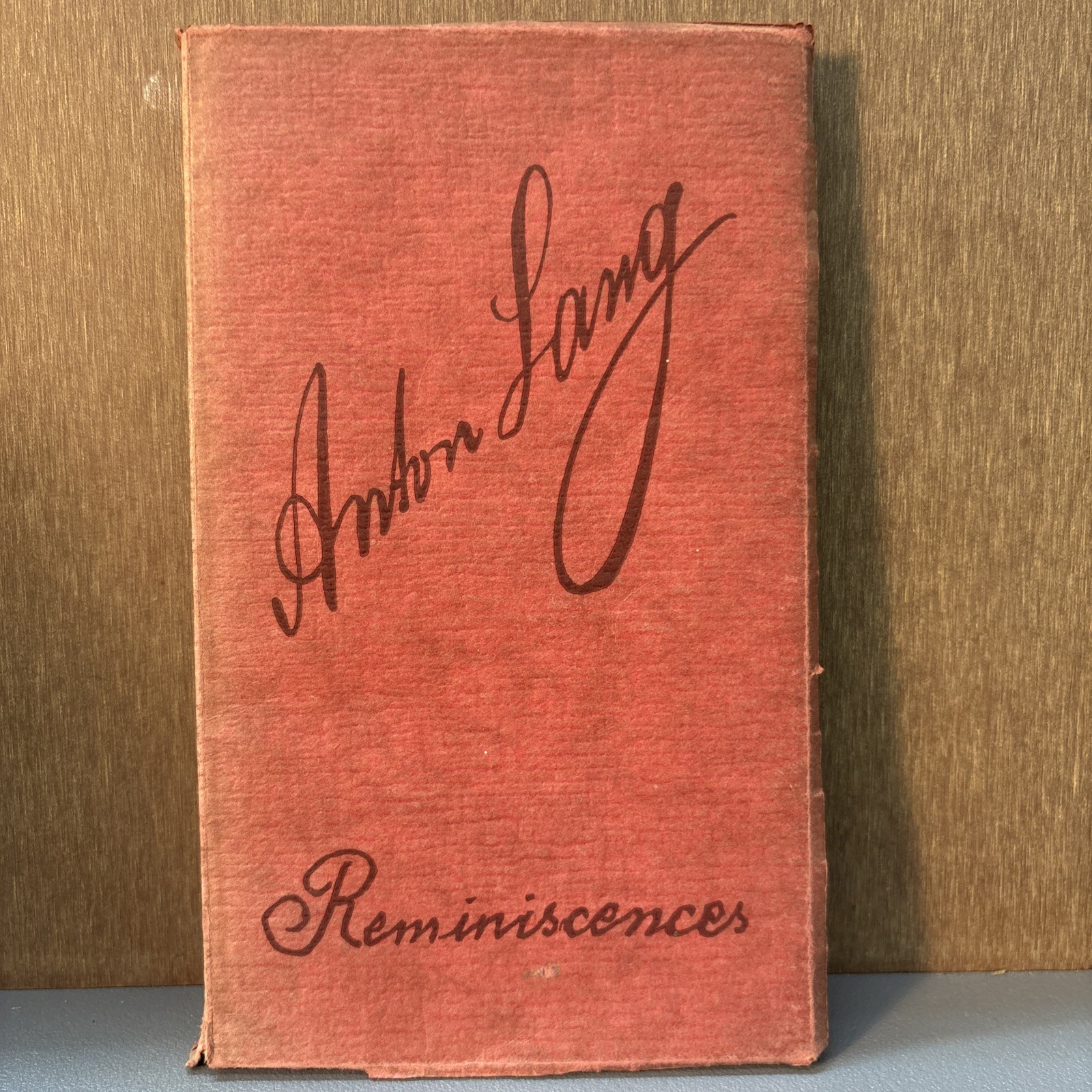 Anton Lang. Signed memoir: Reminiscences. He played Christ in Passion Plays 1930
