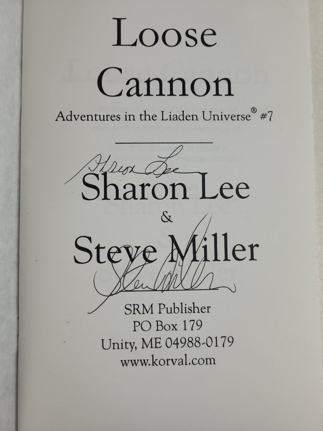 *SIGNED* Lot 6 Liaden Universe Chapbooks Sharon Lee Steve Miller 1-4 6 7 Sci-Fi