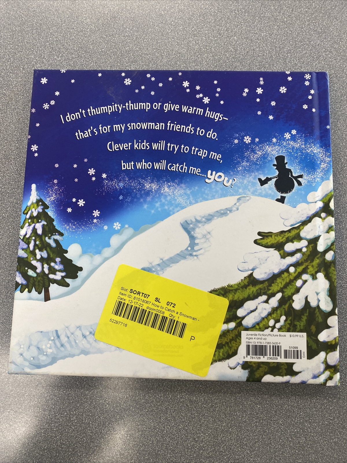 How to Catch Ser.: How to Catch a Snowman by Adam Wallace (2020, Picture Book)