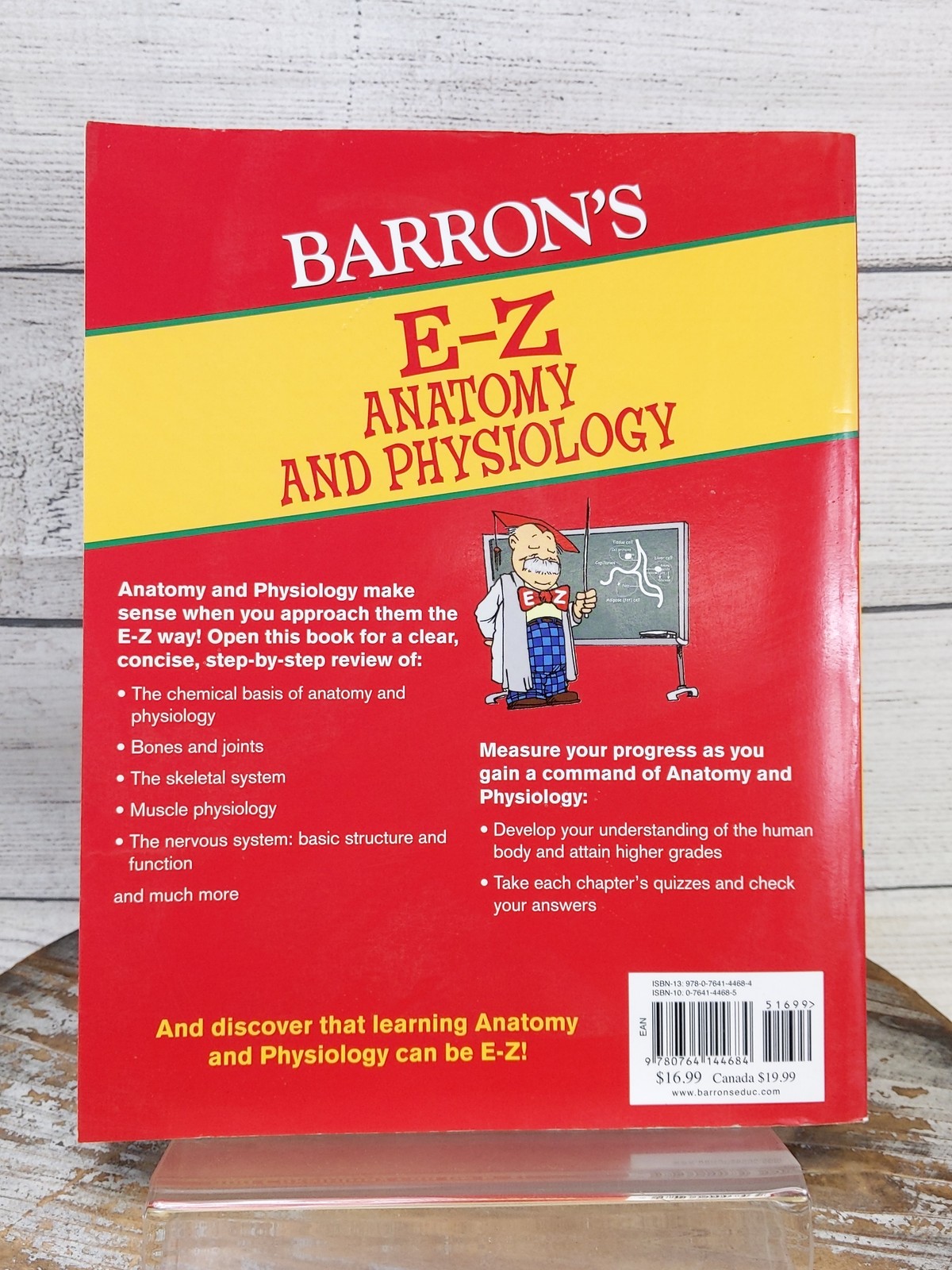 E-Z Anatomy and Physiology (Barron’s Easy Way) Paperback Book