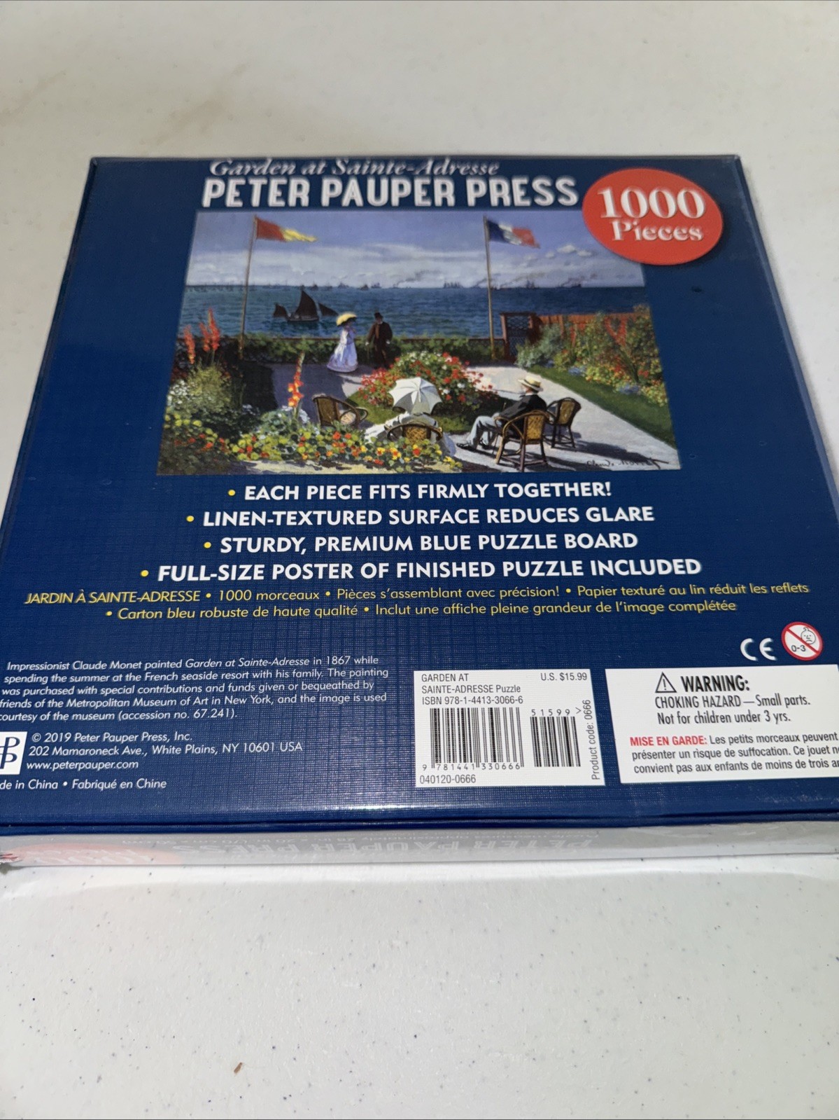 Garden at Sainte-Adresse 1000 Piece Jigsaw Puzzle by Inc. Peter Pauper Press…