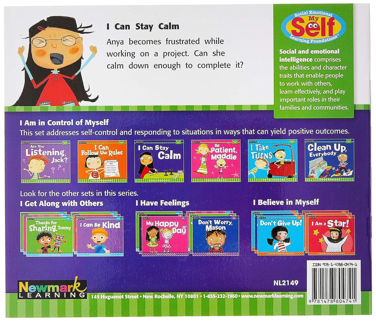 MySELF Theme: I Am in Control of Myself I Book Set for Children I Help Develop