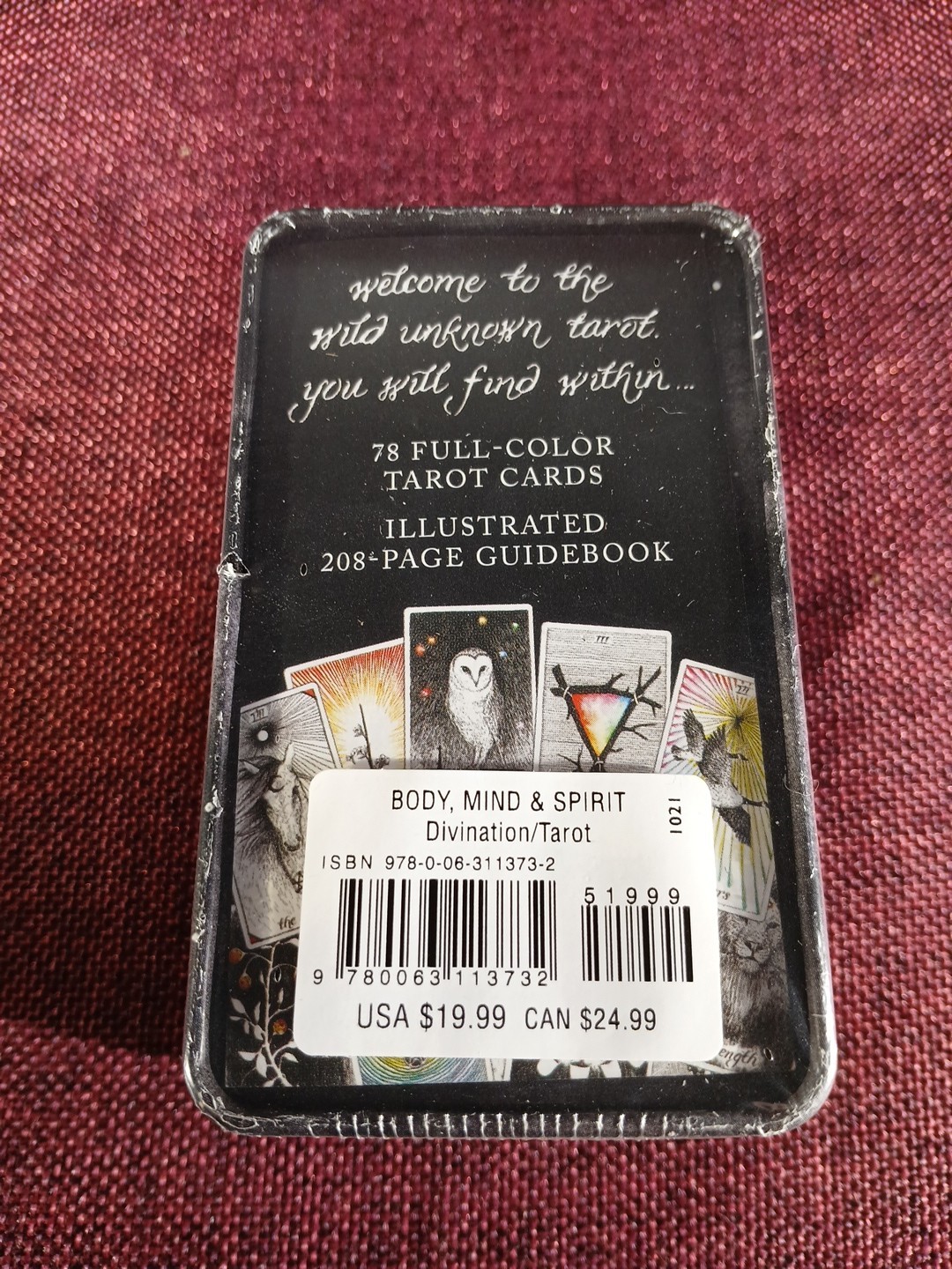 The Wild Unknown Pocket Tarot by Kim Krans 9780063113732 NEW Hard