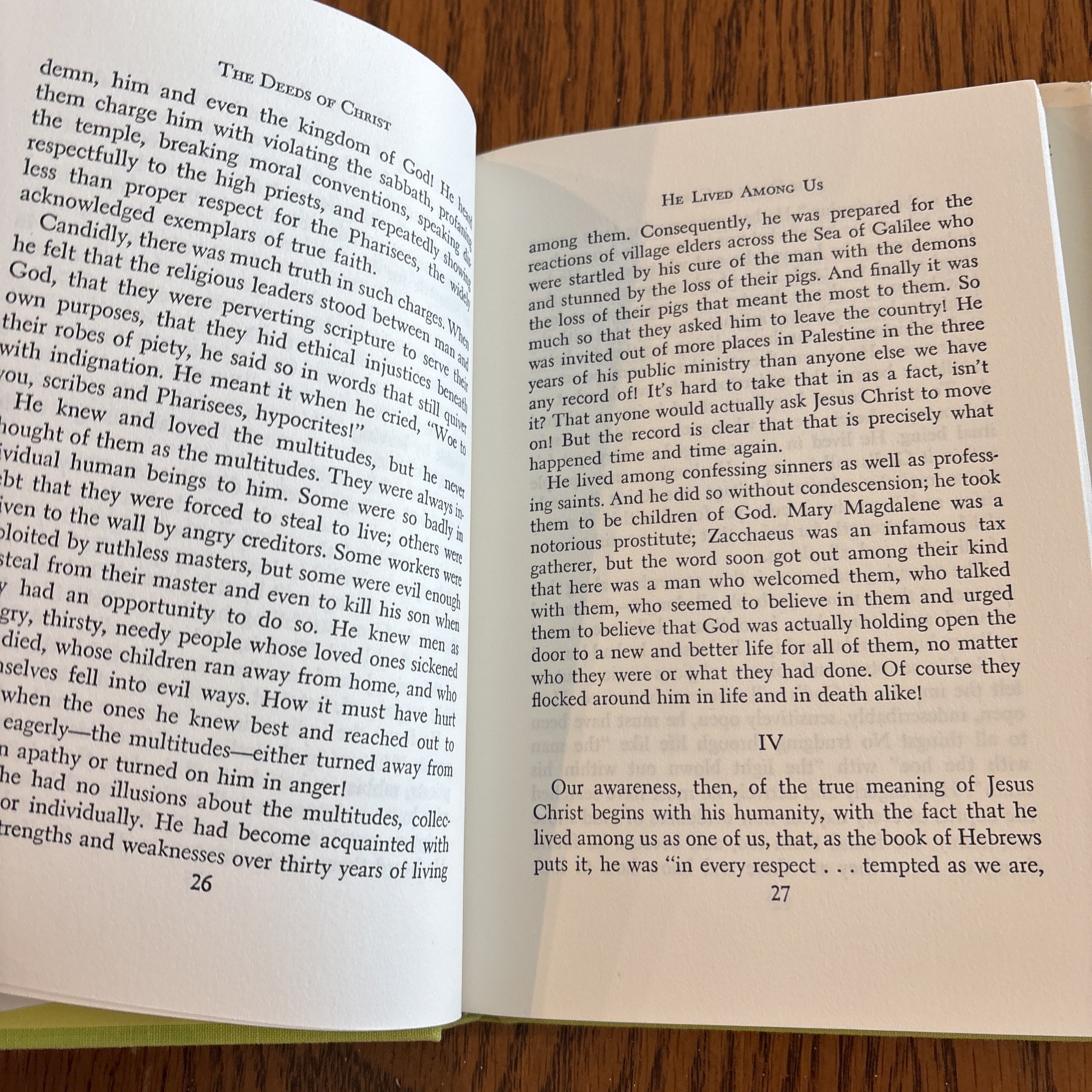 The Deeds Of Christ By Harold A. Bosley HBDJ