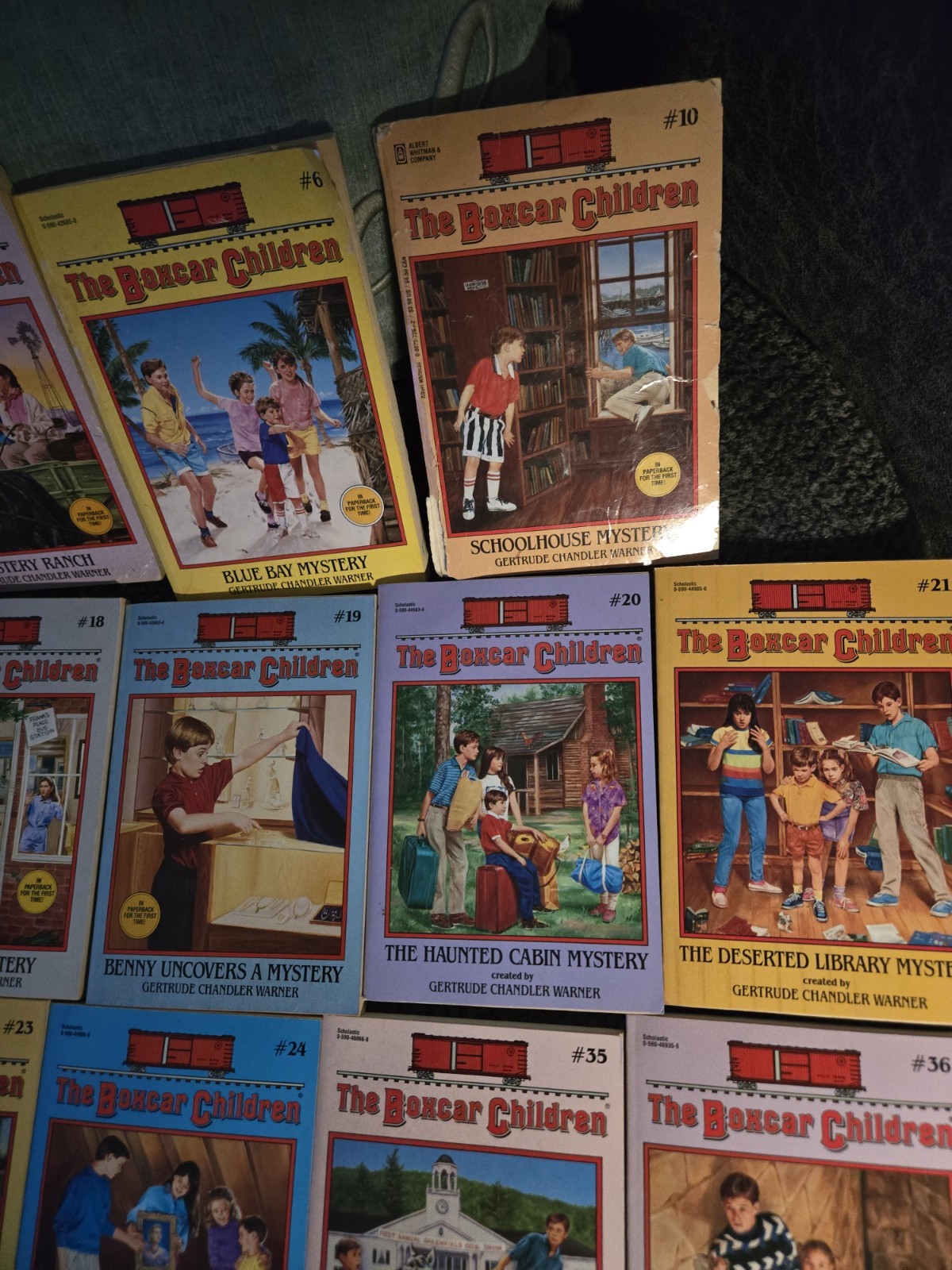 Vintage The Boxcar Children Book Lot of 14 Paperback Books by Gertrude Warner