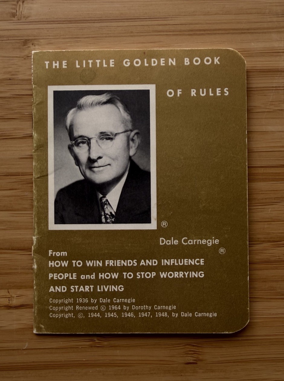 Vintage 1964 Dale Carnegie How to Win Friends and Influence People with booklet