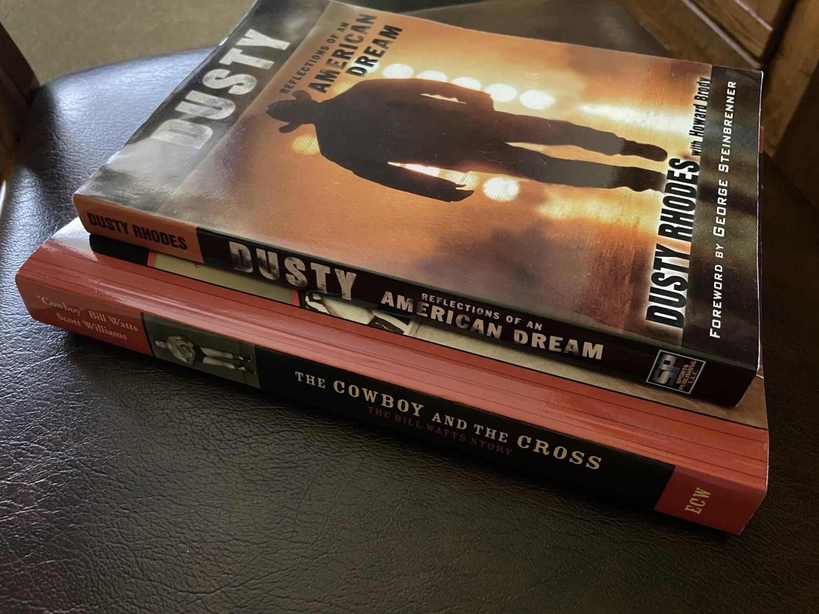 Bill Watts: Cowboy & The Cross; Dusty Rhodes: American Dream (2 book lot)