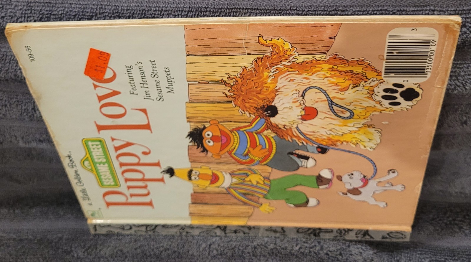 Vintage 1983 CTW Sesame Street Puppy Love A Little Golden Book 109 – 58