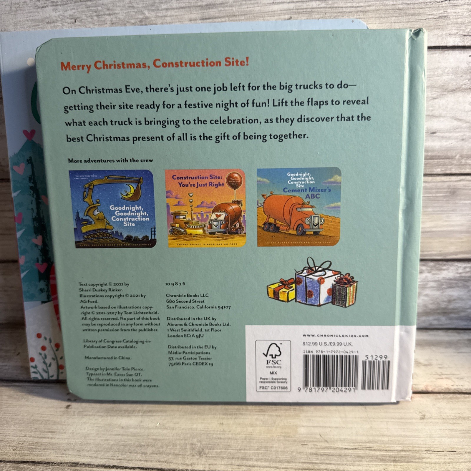 NEW! Lot Of 3 Christmas Touch Feel Experience Books Tow Truck Joe, + 2 More