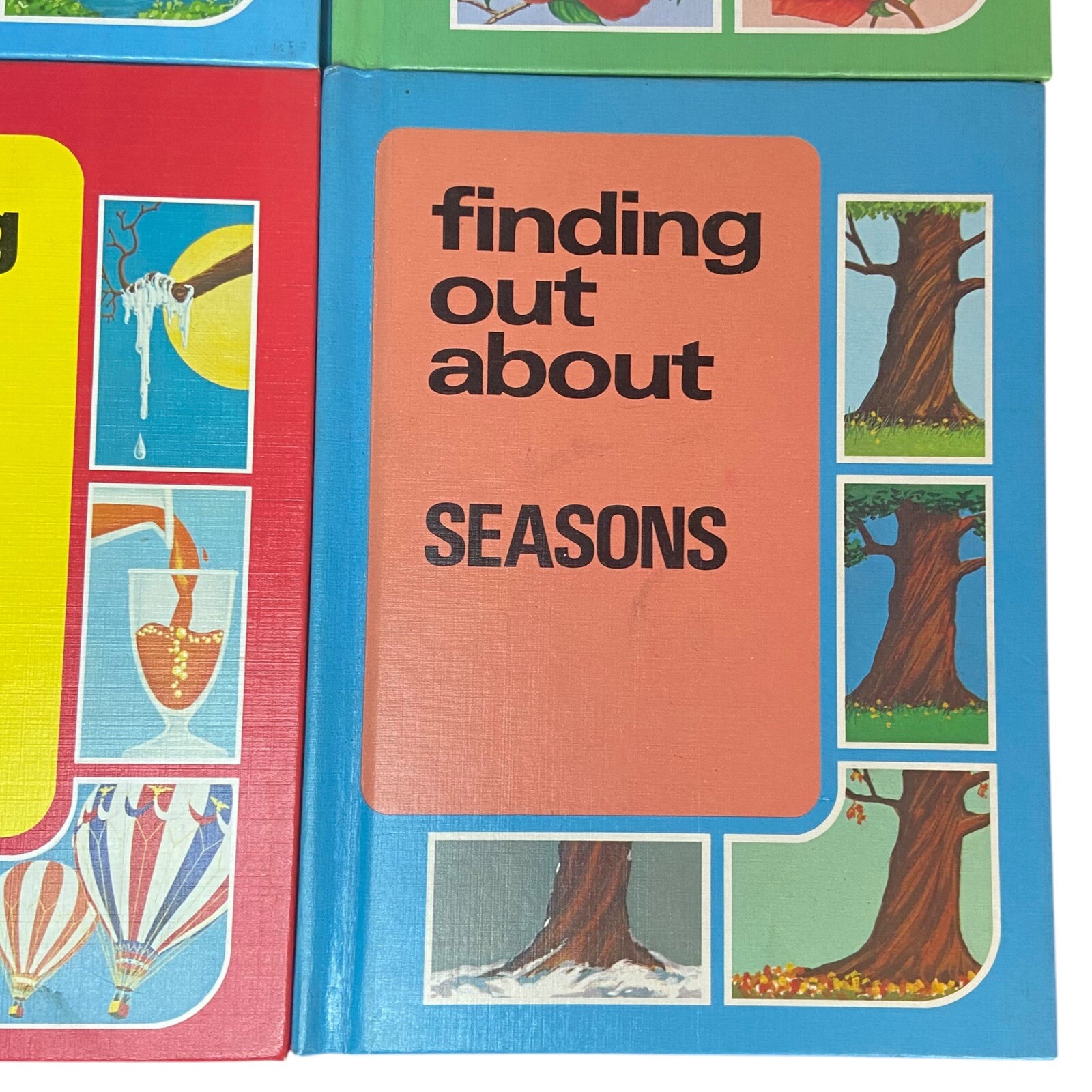 (SET OF 4) VTG 1974 “Finding Out About” By Francis Alder Educational Hardcover