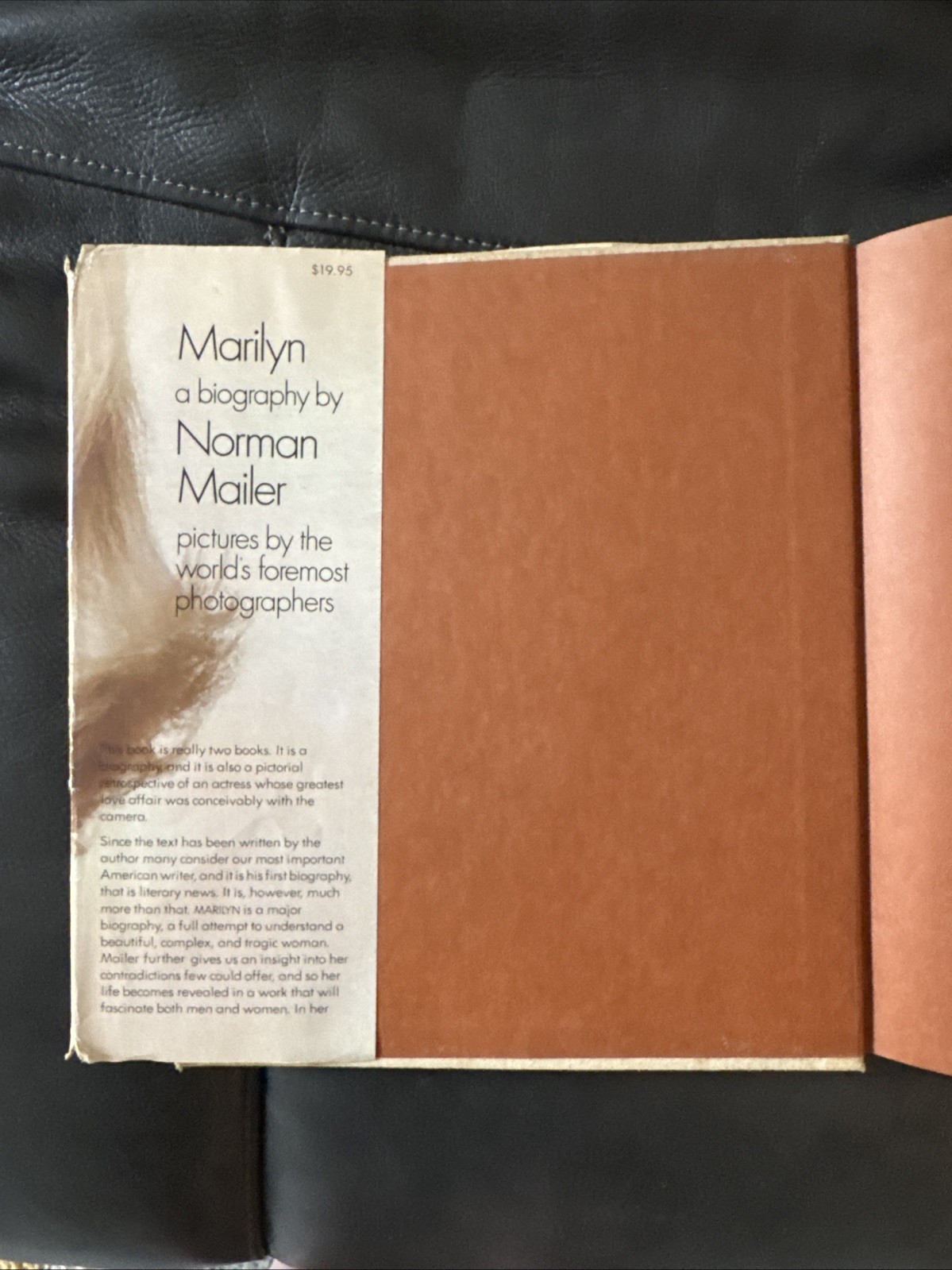 Marilyn A Biography by Norman Mailer 1973 First Edition Hardcover Photo Book HC