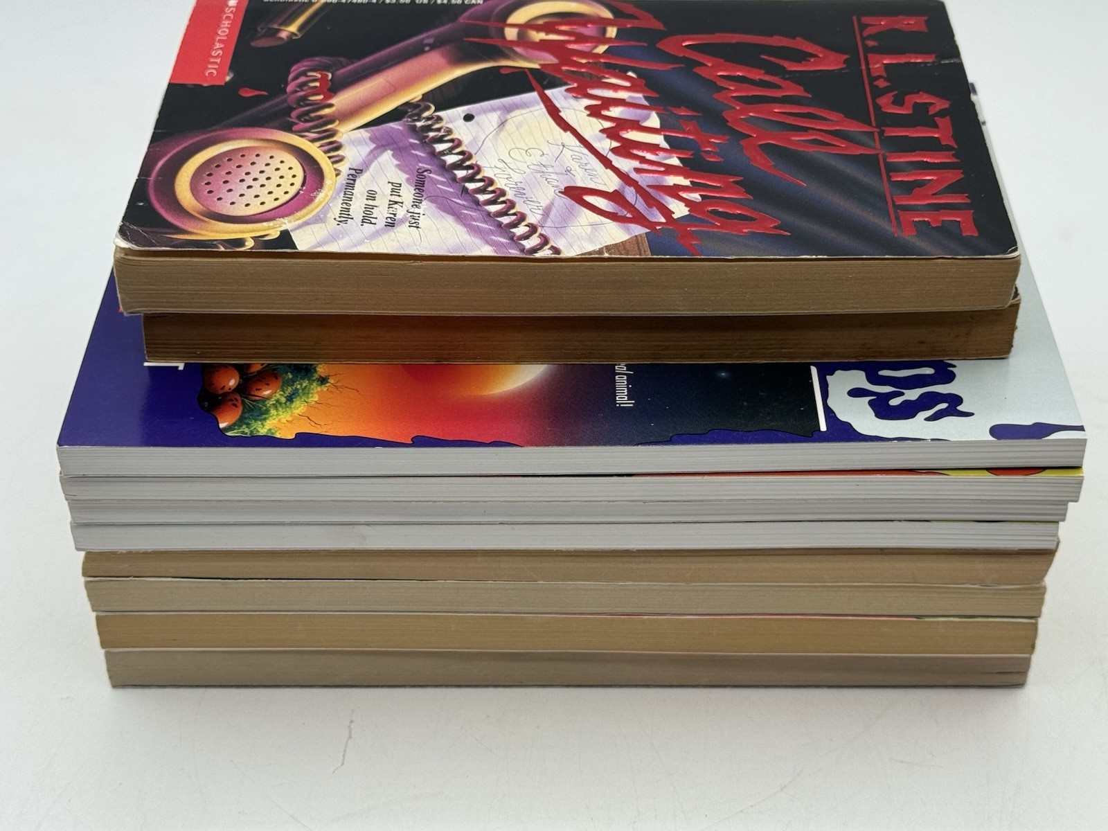 Goosebumps RL Stine Teen Horror Book Series Mixed Lot of 10