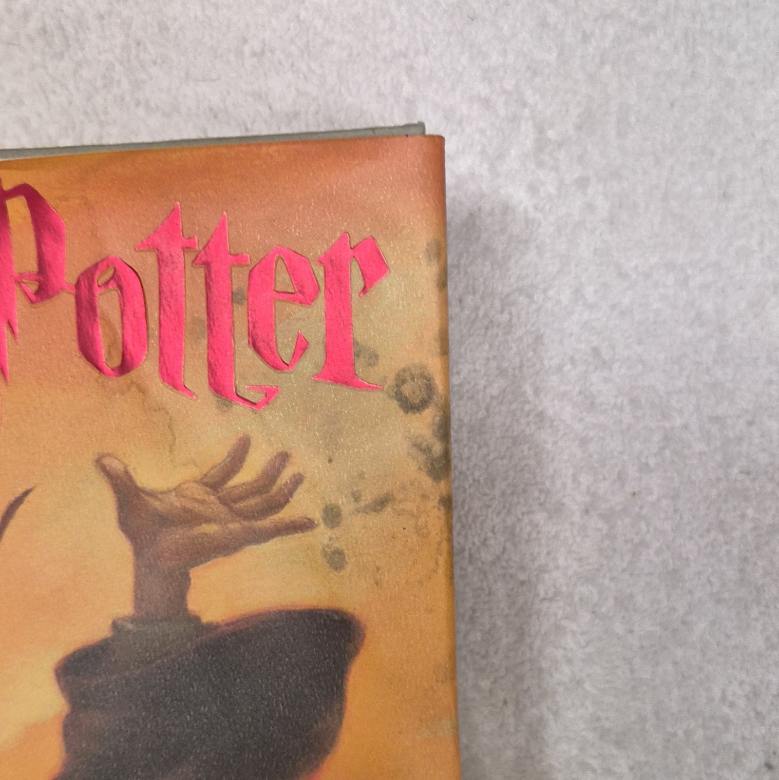 original U.S. hardcover editions of Harry Potter by J.K. Rowling