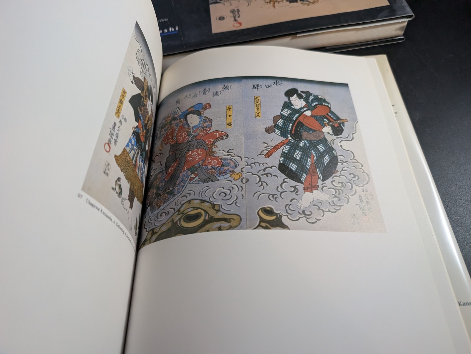 x2 Art Book Lot Heroes & Ghosts Japanese Prints by Kuniyoshi Ghosts & Demons LS