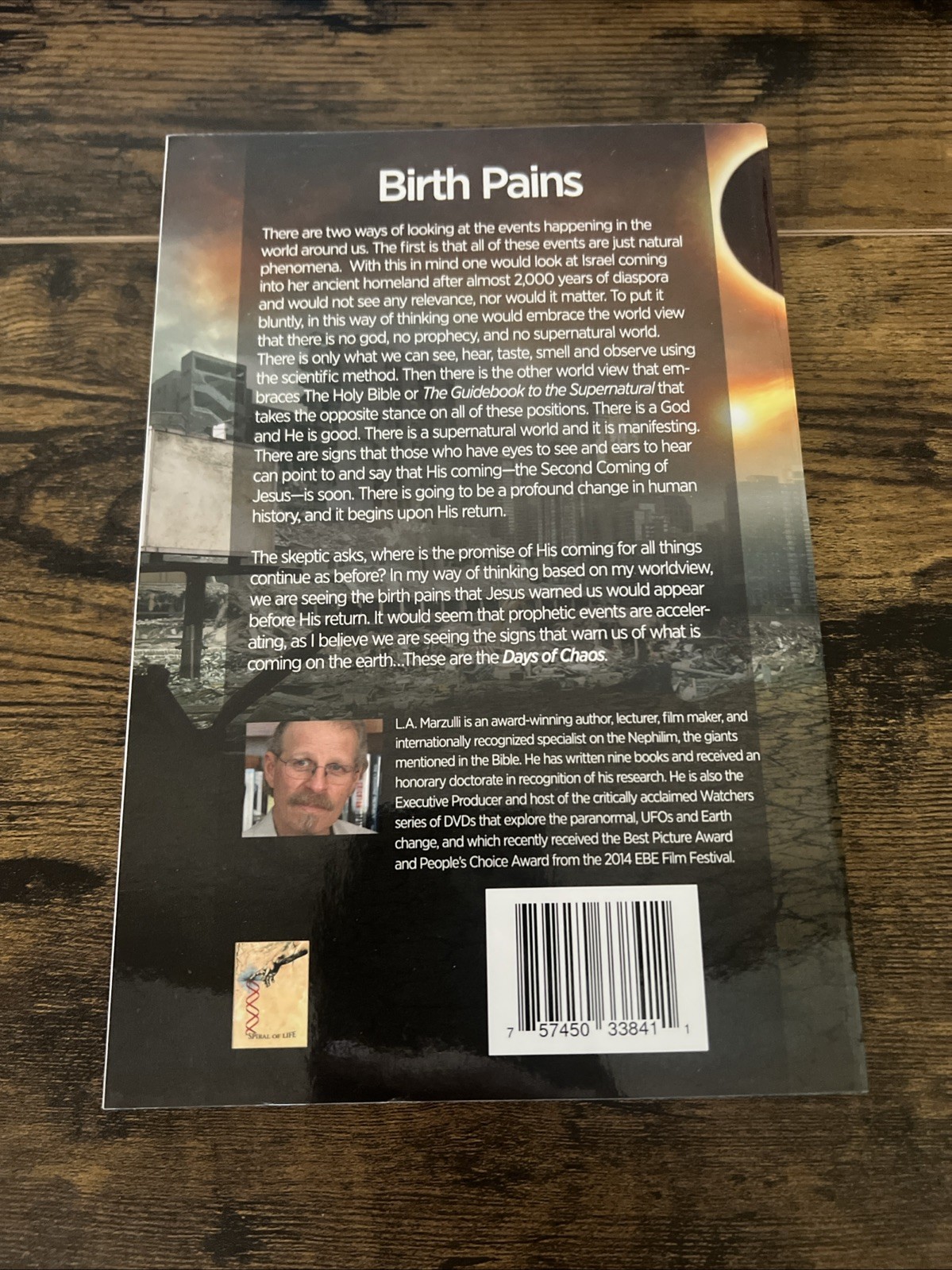 DAYS OF CHAOS: An End Times Handbook By: L. A. Marzulli, Paperback 2015 Signed!