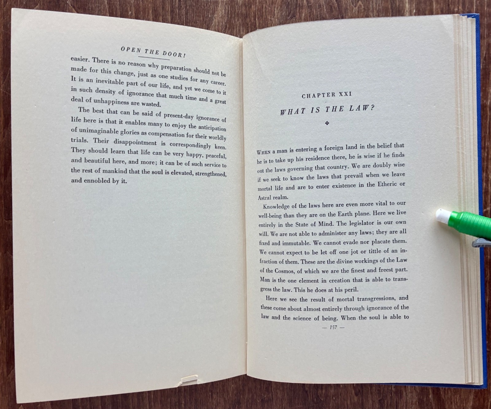 Open the Door! Wilfred Brandon 1938 (W. D. Gann Reading List) Philosophy HC/DJ