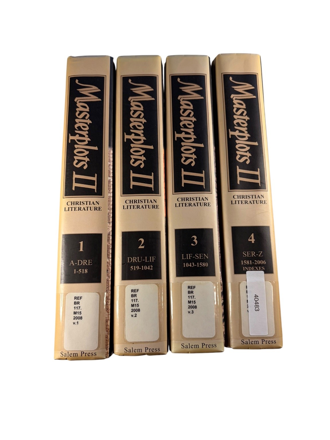 Masterplots II Christian Literature John K. Roth 2008 First Printing 4 Vol Set
