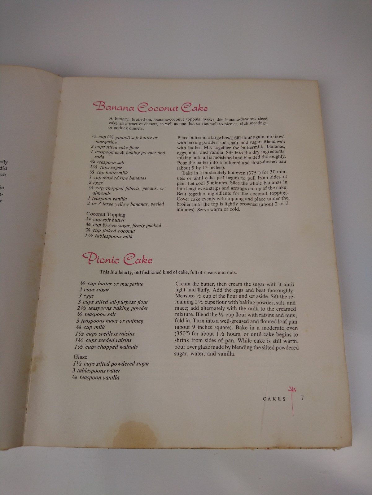 VTG 1963 Sunset Magazine Desserts Cookbook
