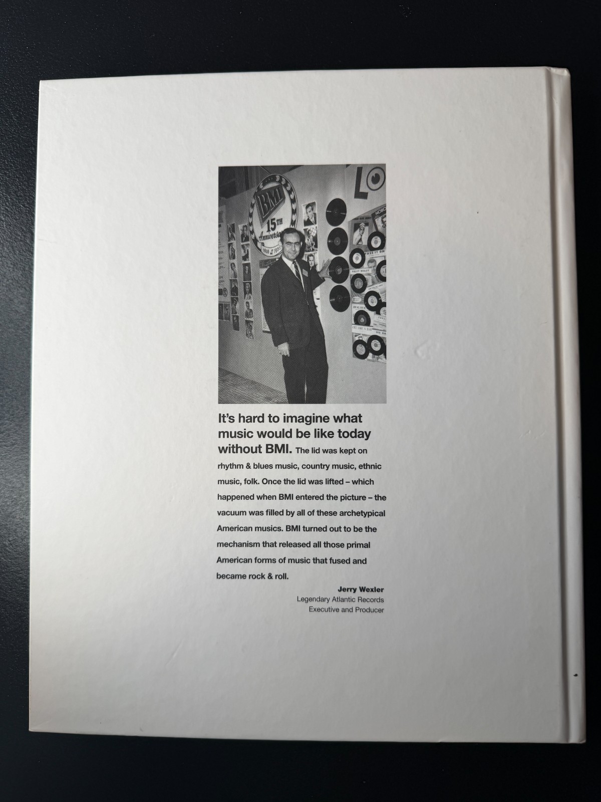 BMI 75 Years Of American Music – Hardcover Book – Published 2014 – 164 Pages