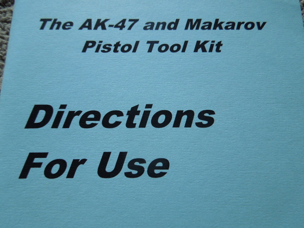 1980’s German AK-47 Rifle and Makarov Pistol Combo Manual English Translation