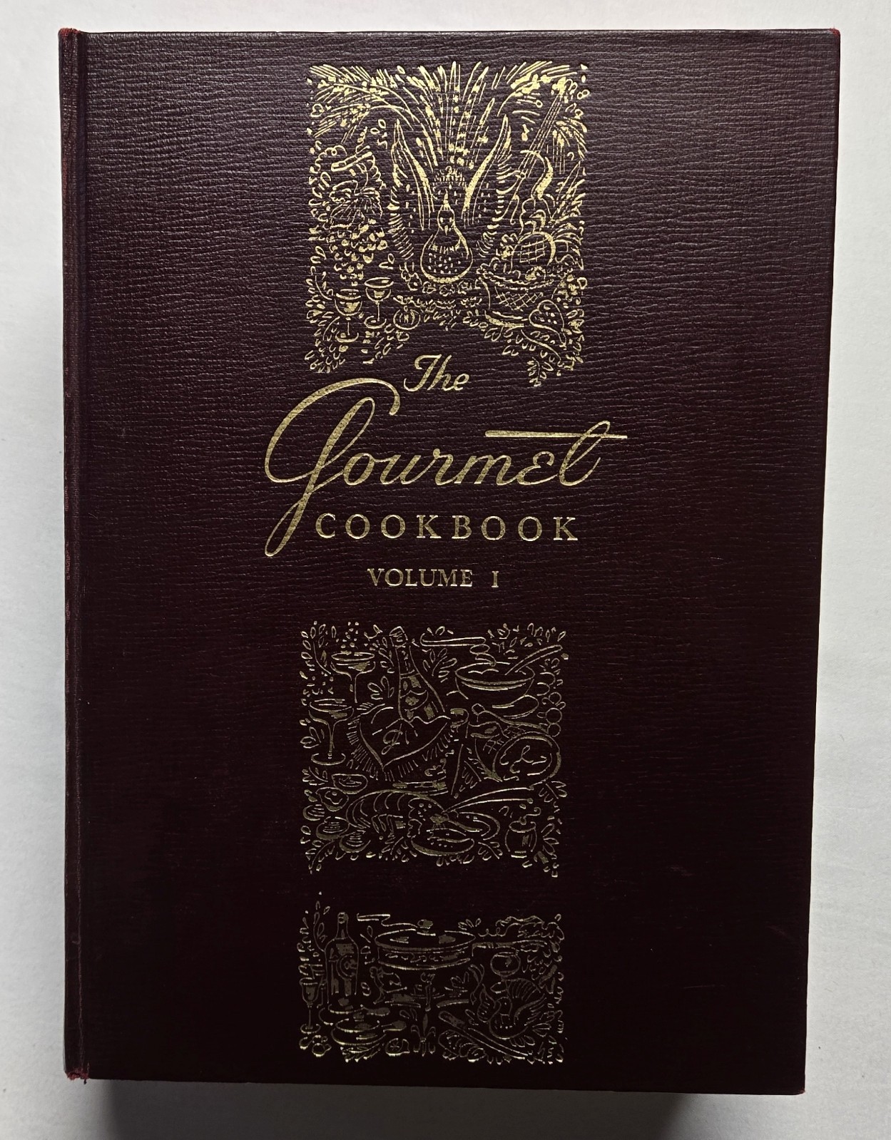 The Gourmet Cookbook Volume 1 & 2 HC Vintage Set of 2 Books