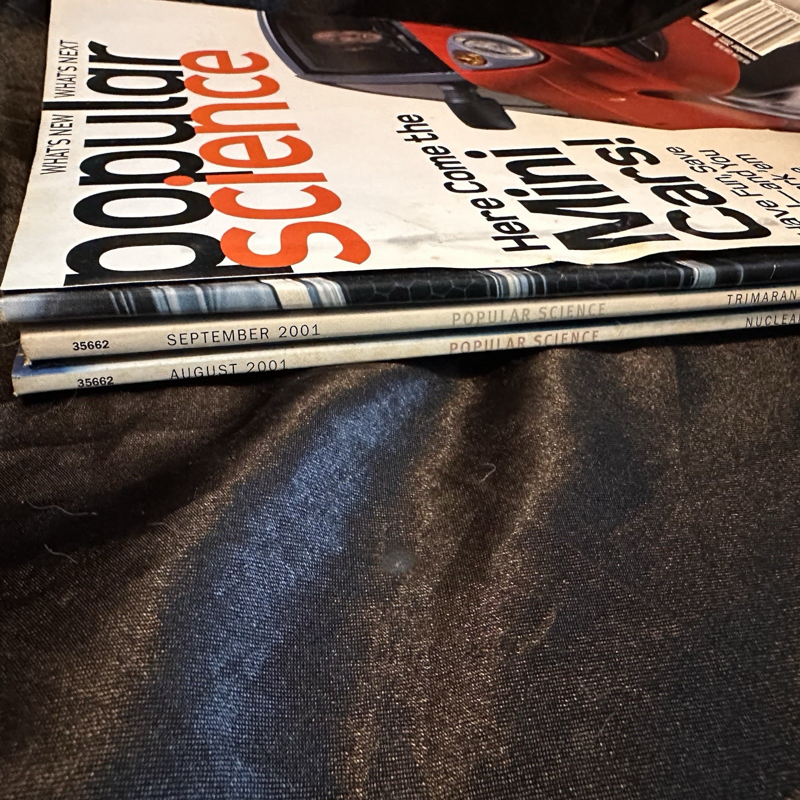 Vintage Popular Science Magazine August, September, November 2001 HISTORIC ISSUE
