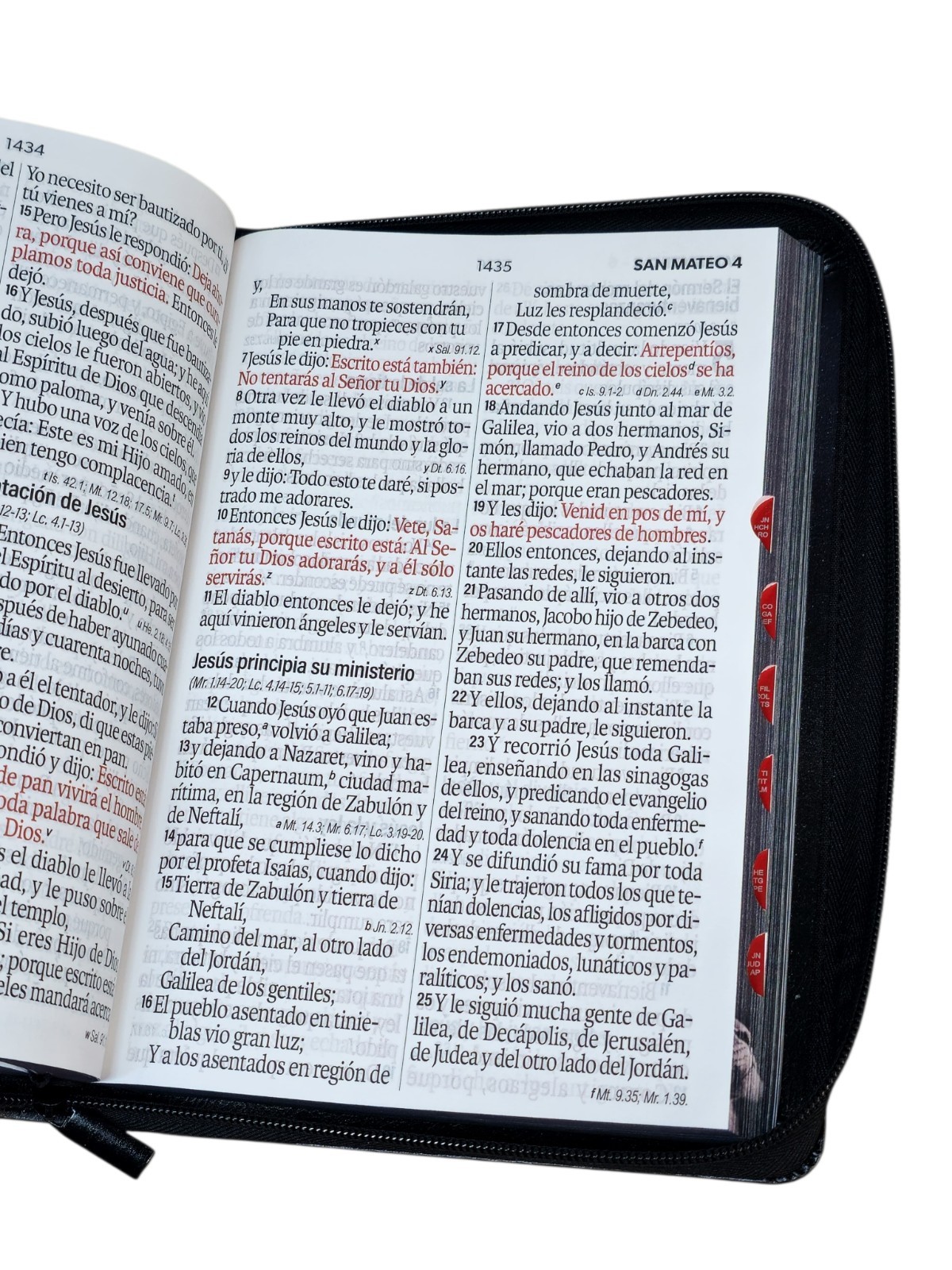Biblia Letra Súper Gigante 19 punto RV1960 negro león De La Tribu Juda Cierre
