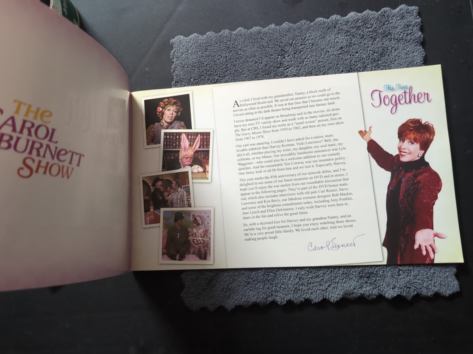 Book CAROL BURNETT Show This Time Together 12.5″ x 7.5″ Time Life 2012 Collector