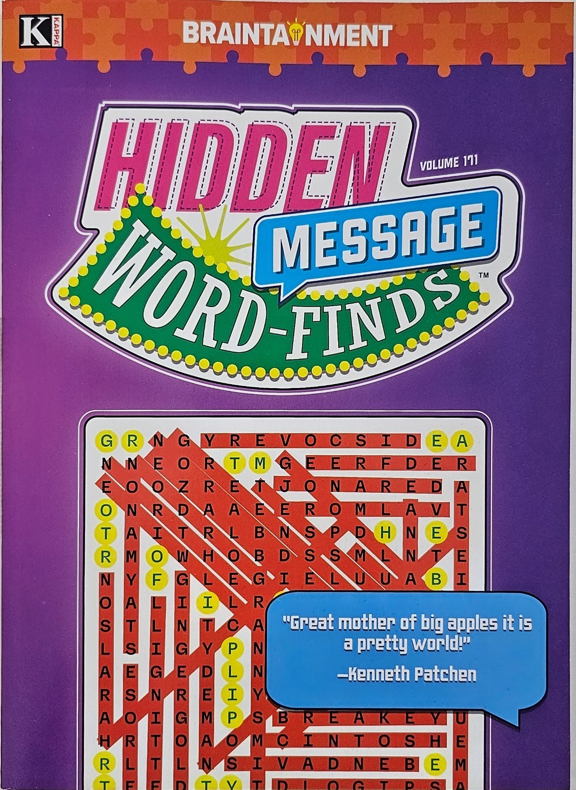 2 New Hidden Message Word-Finds Puzzle Books Vol # 171,172 ~Search,Hunt,Activity