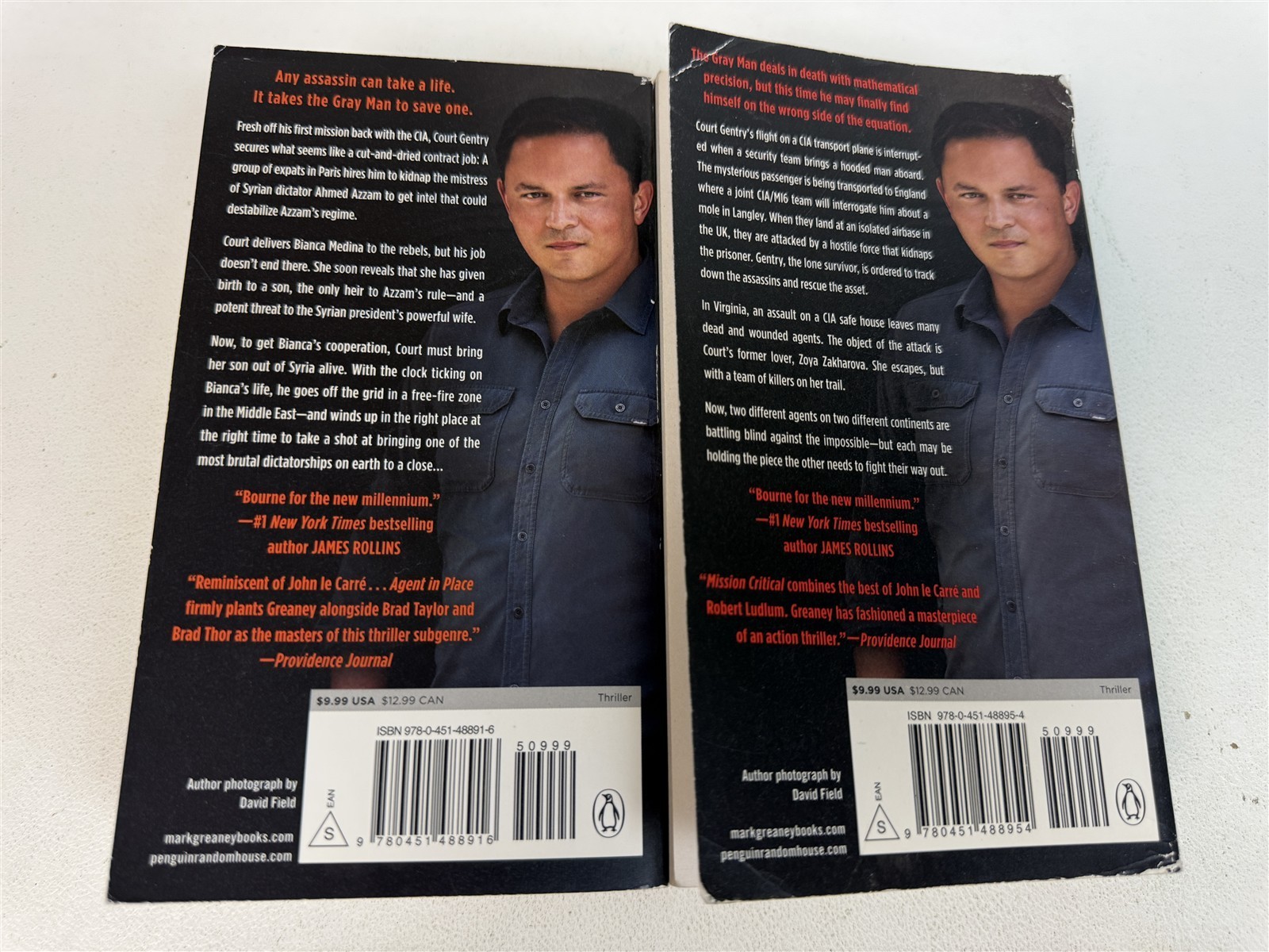 Mark Greaney Lot 1st 14 Gray Man Paperbacks Gray Man to Midnight Black