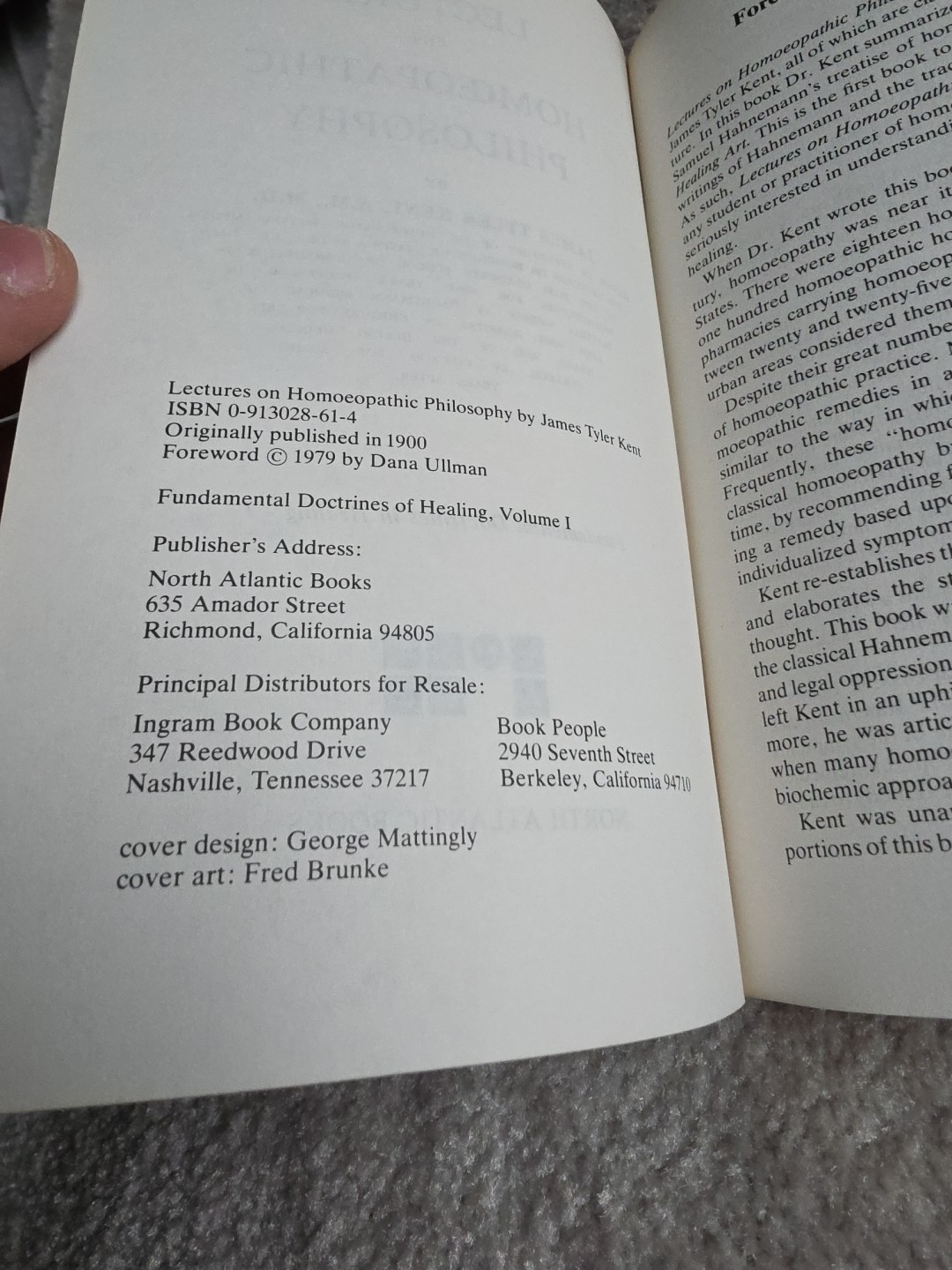 Lectures on Homeopathic Philosophy by Kent, James Tyler