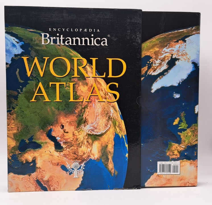 Encyclopaedia Britannica 2011 World Atlas 433 Pgs Boxed Hardcover 15″x11″ READ