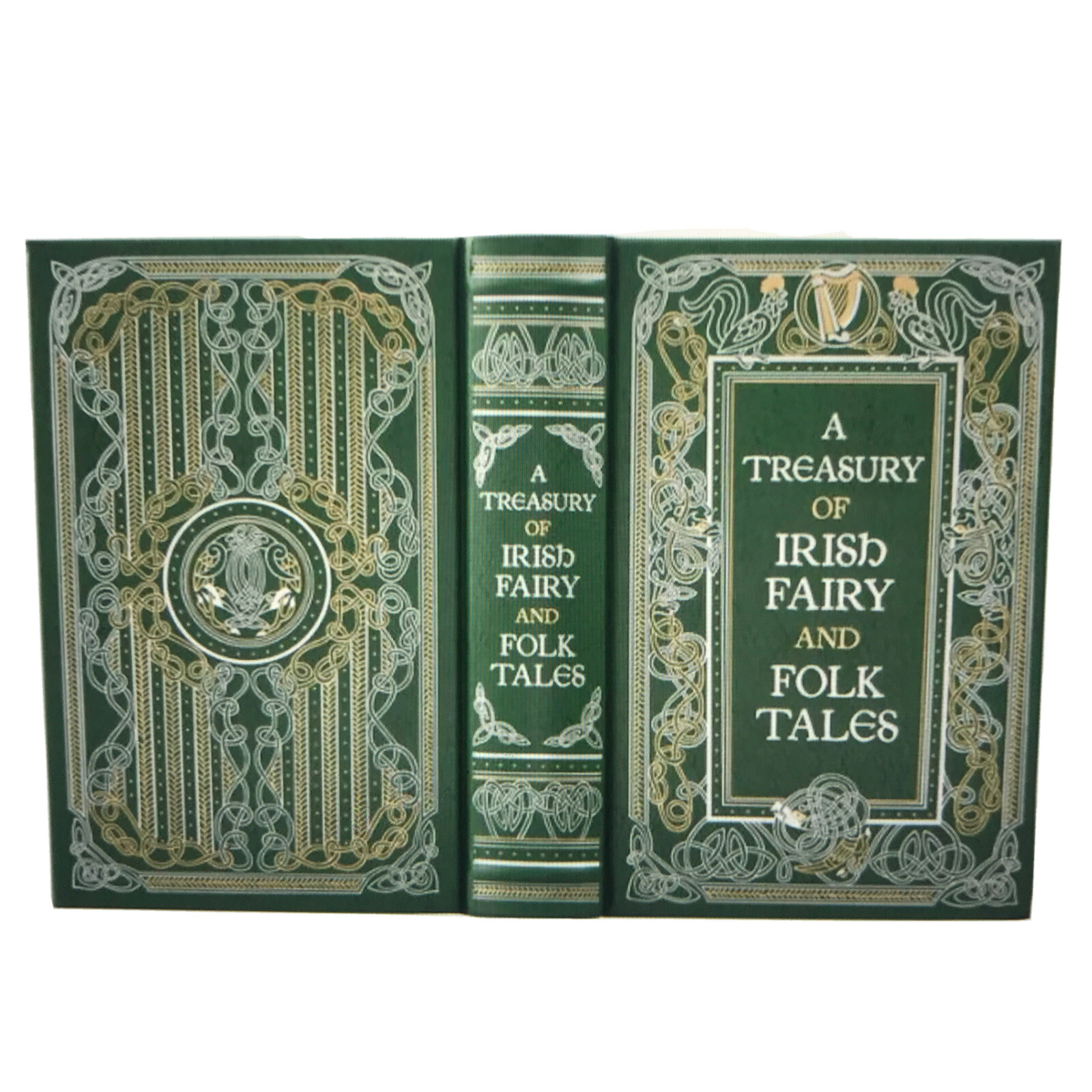 ❤️A TREASURY of IRISH FAIRY and FOLK TALES Leather Bound Collectible Edition NEW