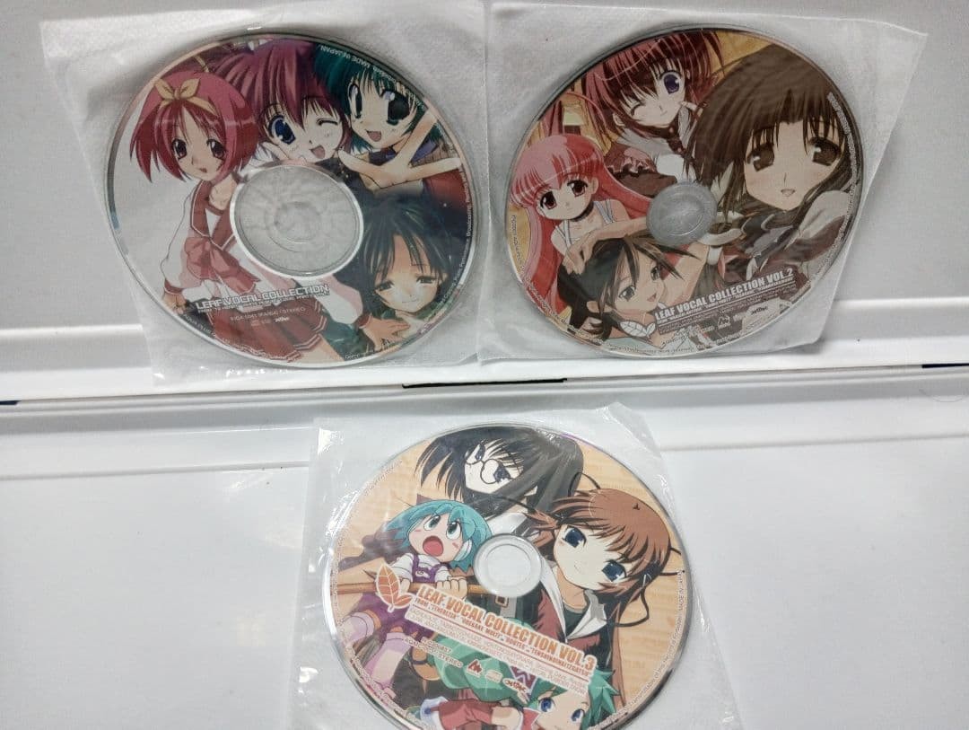 LEAF Vocal Collection Vol.1 2 3 Disc Only Music CD Set