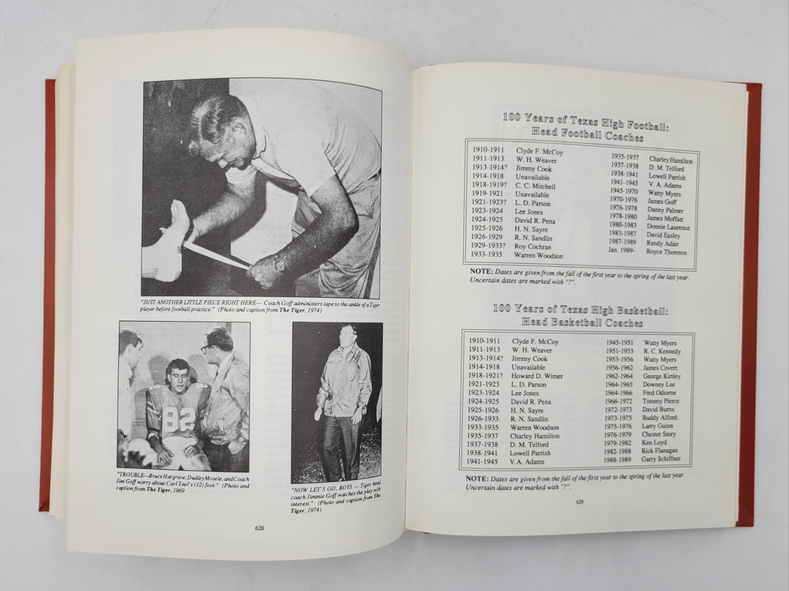 Pages From The Past History Of Texas High School Texarkana Texas HC 1992 RARE VG