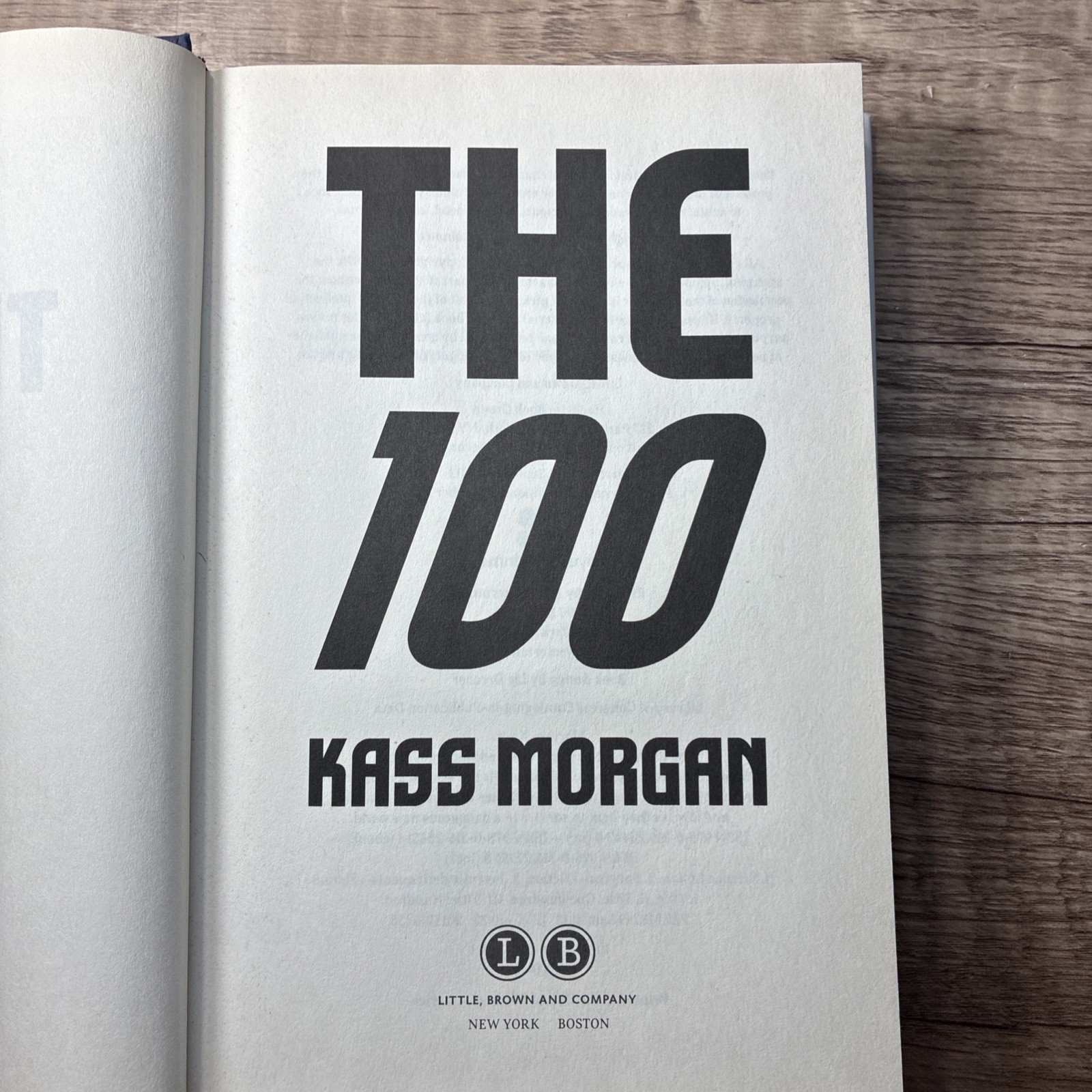 100 by Kass Morgan (2013, Hardcover)