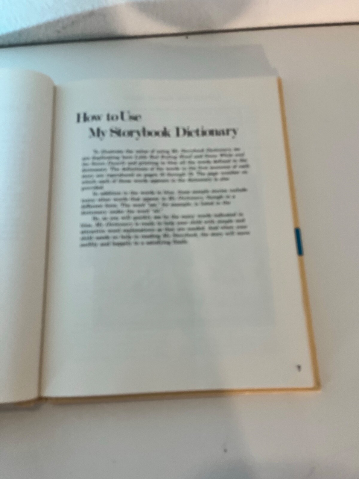 My Storybook Dictionary 349 Pages Hardcover Vinta