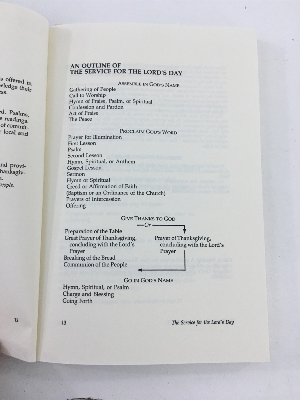 The Service For The Lord’s Day – Westminster Press (Paperback, 1984)