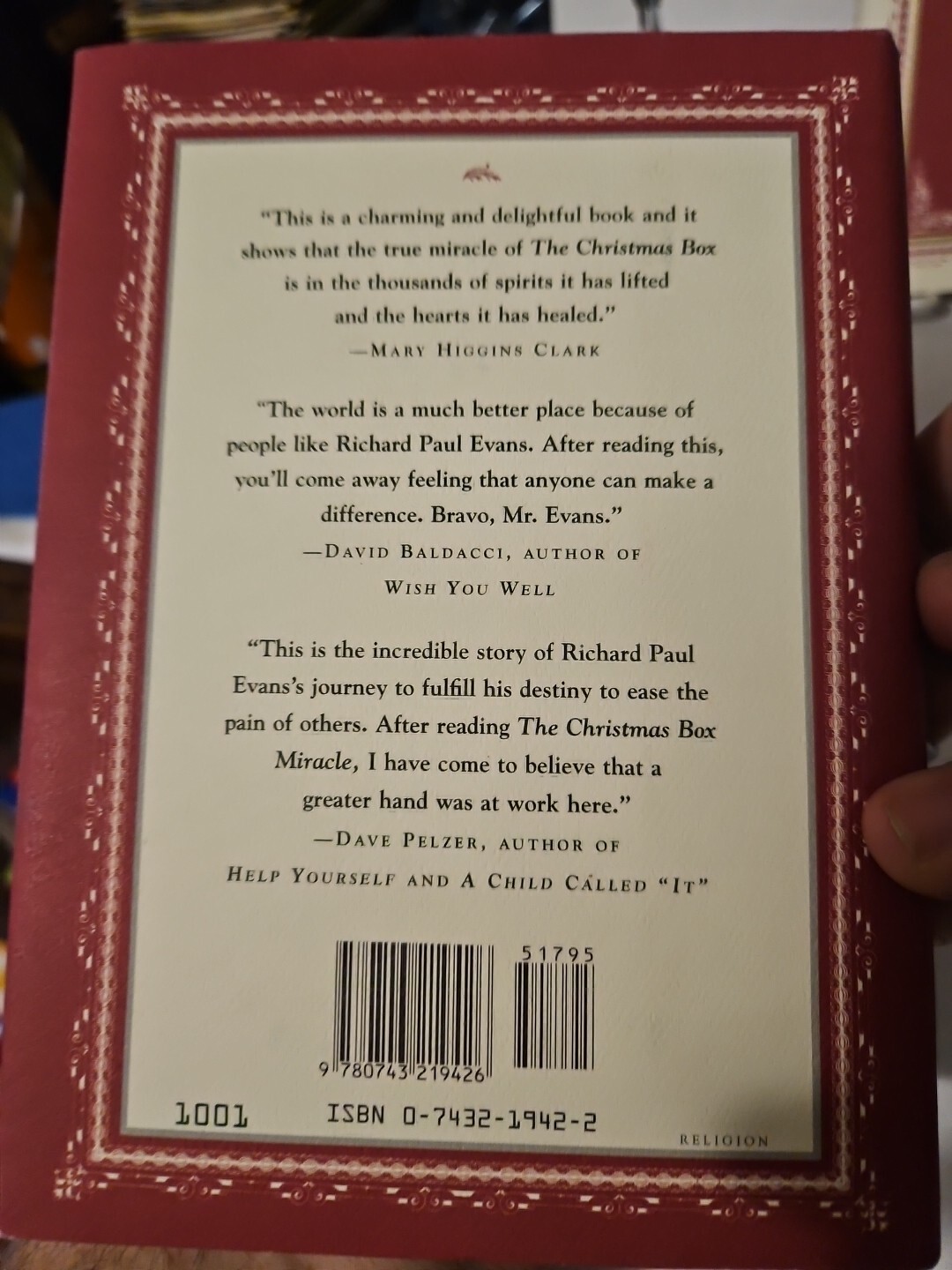 The Christmas Box Series: 2 Books by Richard Evans (1993, 2001 Hardcover)