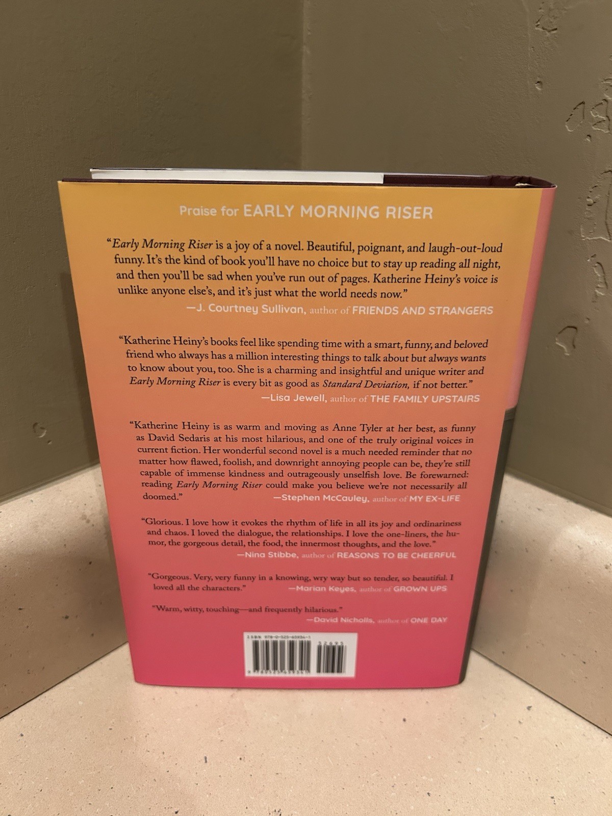 Early Morning Riser by Katherine Heiny (Hardback) 2021