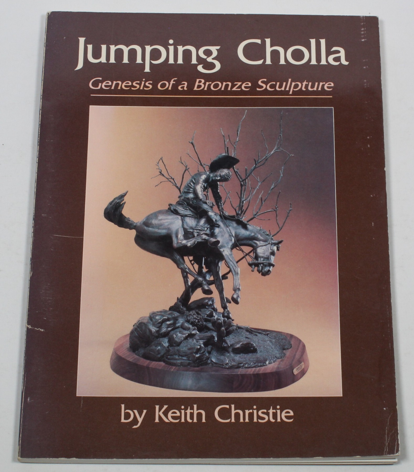 SIGNED + Illustrated Jumping Cholla Keith Christie 1981 1st Ed Bronze Sculpture