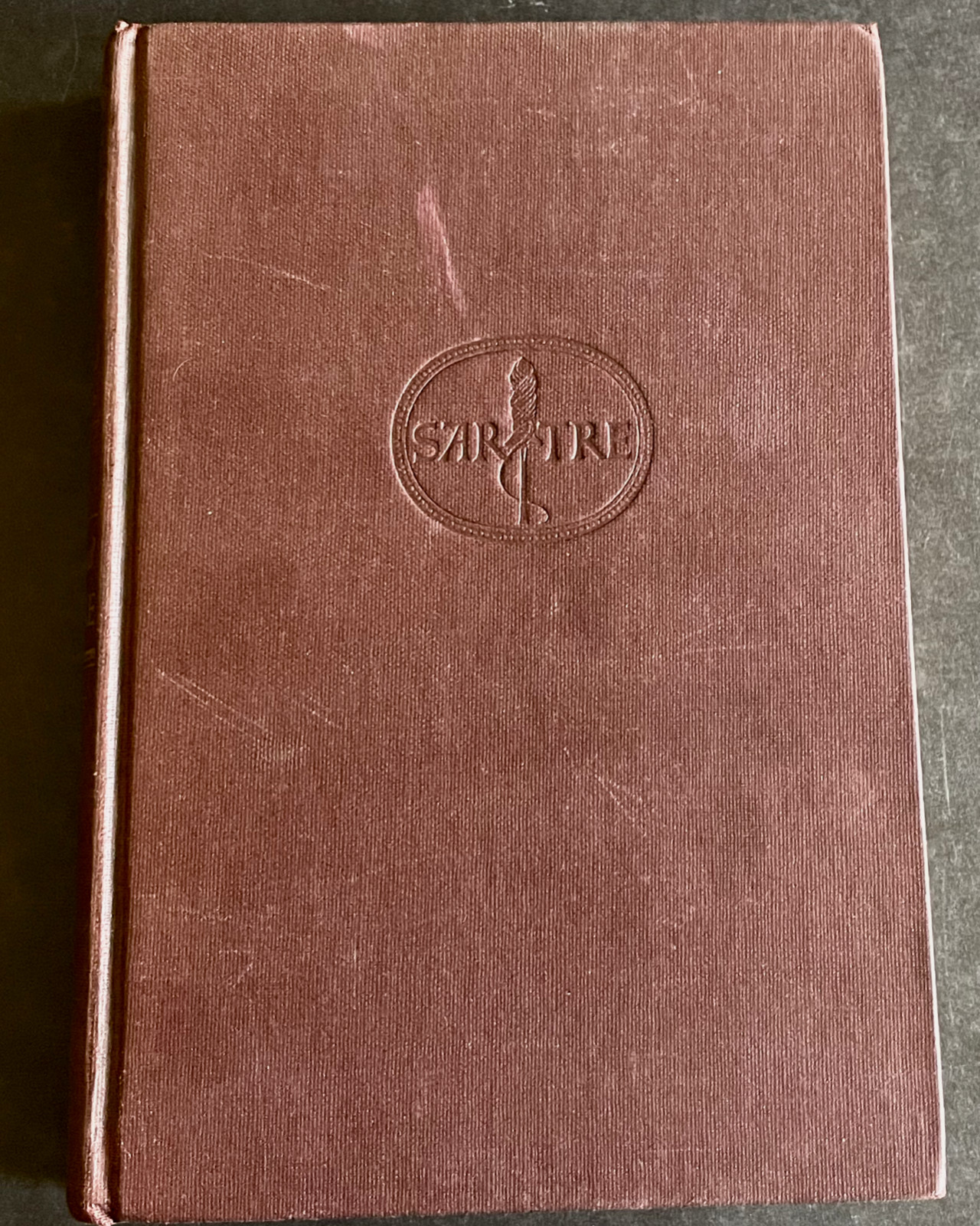 Sartre 1949 THREE PLAYS Knopf First American Edition Used Hardcover
